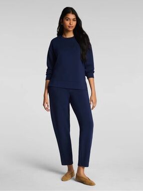 SPANX Navy Barrel Pant Pants